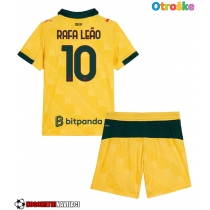 Otroške Nogometnih dresov AC Milan Rafael Leao #10 Tretji 2025-26 Kratki rokavi (+ hlače)